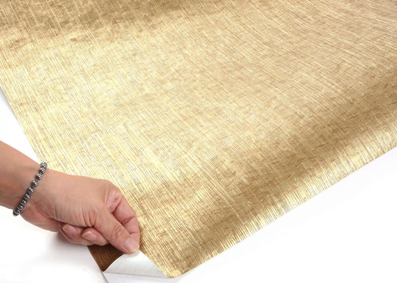 ROSEROSA Peel and Stick Faux Rust Metal Self-Adhesive Wallpaper Door Wrap Countertop Moulding Trim NI997 - Image 4